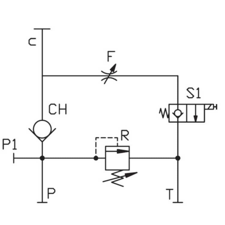 Komplett 3/2 riktningsventil för enkelverkande cylinder 12V – bild 2