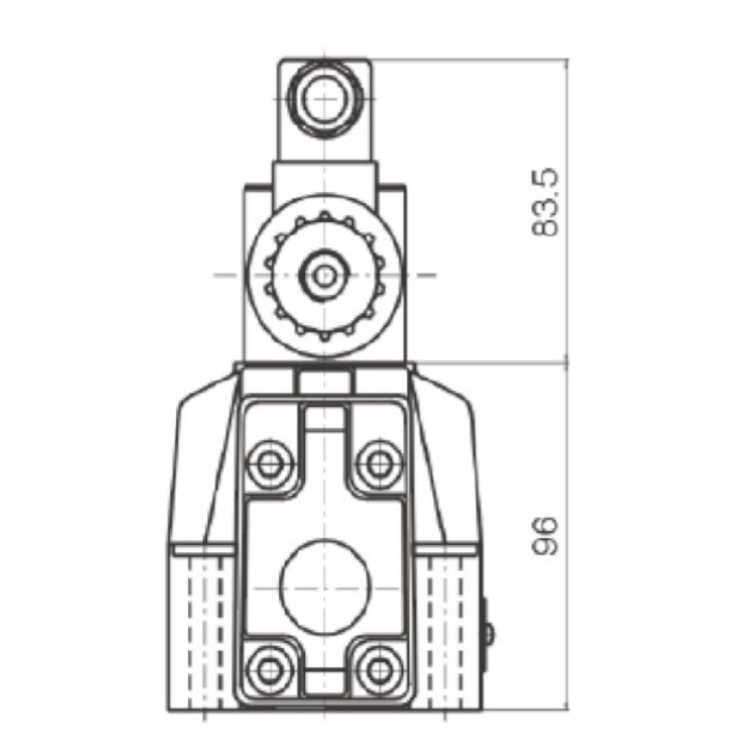 NG16 24V Cetop Elektrisk 4/3 riktningsventil, PT Ansluten AB Stängd – bild 5