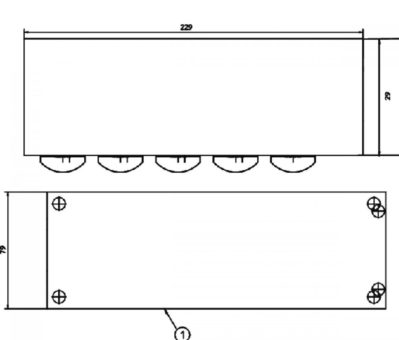 Returblock fördelarblock 5x3/4" 1x 1" 1/2 – bild 3